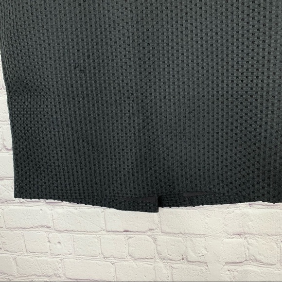 Ann Taylor Womens Factory Black Dotted Textured Pencil Skirt Size 6 - Picture 4 of 7